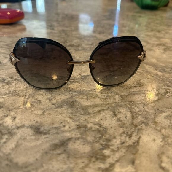 Bvlgari 6111-B Women’s Sunglasses 60mm 2033/8G Black Gradient Made in Italy